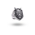 Oni Maske Drachen Biker Reiters Hannya Gehörnte Ring Herren 925 Sterlingsilber