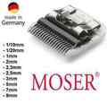 MOSER Scherkopf MAX 45 + 50 Schneidsatz Messer 1/20, 1/10, 1, 2, 3, 5, 7, 9 mm