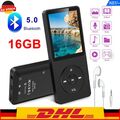 Bluetooth MP3 MP4 Player LCD Display HiFi Bass Musik Spieler FM-Radio Audio DE