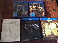 Game of Thrones - Season / Staffel 1 2 3 4 5   [5x BLU RAY Box] DEUTSCH