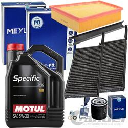 MEYLE FILTERSET+MOTUL 5W30 ÖL passend für MERCEDES CITAN+RENAULT KANGOO CDI DCI