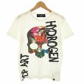 vp45 JPN S Größe Hydrogen 24Ss Palm Skull Print T-Shirt Cut And Sew...