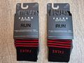 Falke 2 Paar RU4 Reflect Laufsocken Gr.44-45 Schwarz