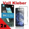 2x Samsung Galaxy S21 / S21+  Panzerfolie 9H Schutzglas Displayschutz FULL Glue