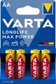 Varta Longlife Max Power Max Tech 4706 AA Mignon LR6 Foto 1,5V Batterie 4 Stück