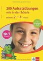 200 Aufsatzübungen wie in der Schule. Deutsch 2.-4.... | Buch | Zustand sehr gut