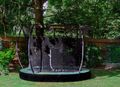 Jumpking trampolin 3InGround Deluxe,66 Meter schwarz/grün