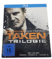 96 Hours Taken Trilogie 1-3 Liam Neeson 3-Disc Blu-ray DVD -Zustand sehr gut