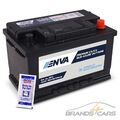 ENVA AUTOBATTERIE STARTERBATTERIE 75Ah 660A 12V inkl. 1x 10g LM Batterie-Polfett