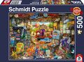 500 Teile Schmidt Spiele Puzzle Garagen-Flohmarkt 58972