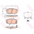 1x ORIGINAL® Trw GDB2192 Bremsbelagsatz, Scheibenbremse Vorne, inkl.