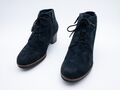Tamaris Damen Ankle Boots Stiefelette Stiefel Leder blau Gr 39 EU Art 19506-30