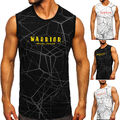 Tank Top T-Shirt Tee Muskelshirt Tanktop Achselshirt Print Herren BOLF Aufdruck