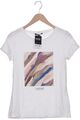 Comma T-Shirt Damen Shirt Kurzärmliges Oberteil Gr. EU 38 Weiß #cjbo7sg