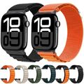 Sport Nylon Loop Armband für Apple Watch Ultra 49 Series 10 9 8 7 6 SE 5 4 3 2 1