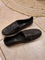 Espadrilles, schwarz, Gebraucht