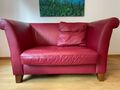 Sofa Zweisitzer, Machalke, rot, gebraucht