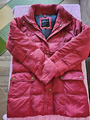 PEPE JEANS  Daunen Jacke Mantel mit Kapuze, Bordeauxrot  M/ AA 50 / L 77 