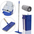 Bodenwischer Set, Wischsystem selbstreinigend, Doppelkammereimer Autoclean Mop