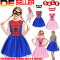 Mädchen Spidergirl Kostüm Dress-Up Superheld Kids Spider-Man Cosplay Fancy Kleid