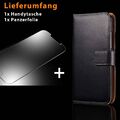 Handy Tasche Flip Cover Case Handyhülle Schutz Hülle Etui Schale Wallet + Folie