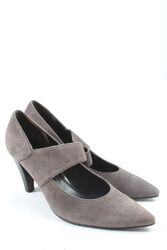 GABOR Spitz-Pumps Damen Gr. DE 41 hellgrau Casual-Look