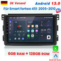 6+128GB Octa Core Für Mercedes Benz Smart Fortwo 2005-2010 Autoradio GPS NAVI BT