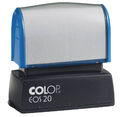 COLOP Textstempel, individualisierbar EOS 20 selbstfärbend blau, schwarz, rot oh