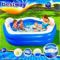 Bestway Family Pool 213 x 206 x 69 cm Fun Quick Up Pool Planschbecken Kinderpool