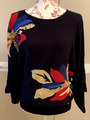 ღ Pullover von  AMY VERMONT ღ D.G.38 wie NEU! Mit Pailletten