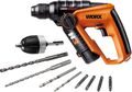 Worx WX382.3 - H3(TM) -Bohrhammer- Bohrmaschine- Schlagbohrmaschine- Akkubetrieb