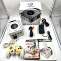 Nintendo GameCube Konsole Silber DOL-001(EUR) Set mit OVP Controller & Spiel ✅