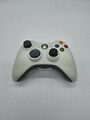 MICROSOFT XBOX 360 CONTROLLER / GAMEPAD | WIRELESS | ORIGINAL | WEISS / WHITE