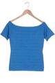 Comma T-Shirt Damen Shirt Kurzärmliges Oberteil Gr. EU 38 Blau #tz0020p