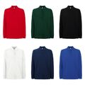 FRUIT OF THE LOOM Premium Longsleeve Polo Langarm Cotton S-3XL 63-310 NEU