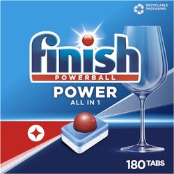 Finish Power All in 1 Spülmaschinentabs Geschirrspültabs Gigapack 180  Tabs