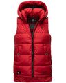 Marikoo Damen Weste Herbst Steppweste Kapuze Übergangsjacke Bodywarmer ZARINAA