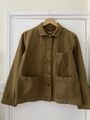 TOAST Cotton Twill Workwear Jacket - Dull Gold - Size 10