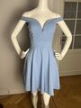 Unique Paris Kleid S Blau Cocktailkleid Minikleid Abendkleid Jugendweihe NEU