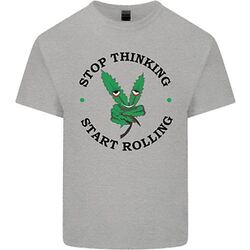 Rolling Lustig Bong Weed Cannabis Drogen Herren Baumwolle T - Shirt T-Shirt