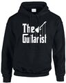 The Guitarist Herren Hoodie lustige Musik Statement Band Rock Geschenk Gitarre Kapuzenpullover