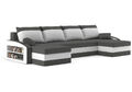 Wohnlandschaft SPARTA MIT REGAL mit Schlaffunktion BEST ECKSOFA mit Bettkasten !