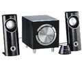 auvisio Aktives 2.1-Multimedia-Soundsystem mit Subwoofer MSX-220, 32 Watt