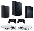 Sony Playstation Konsole PS4 Pro Slim Fat, Original Controller 1 Gratis Spiel