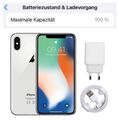 Apple iPhone X 10 - 64 256GB - GUT - 100% BATT. - Spacegrau Silber