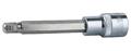 KS TOOLS 3/8" CHROMEplus Bit-Stecknuss Innensechskant lang, 4mm