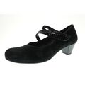 Gabor High Heels Pumps Absatzschuh Schwarz Leder Damen Schuhe Gr. 41,5