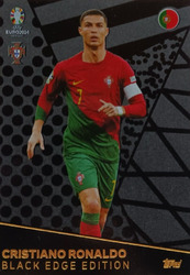 Topps Match Attax UEFA Euro 2024 # Black Edge Edition BE7 # Cristiano Ronaldo