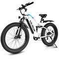 26*4 Zoll Fatbike Elektrofahrrad 80NM 100KM E-Mountainbike 250W 48V 768Wh EBike