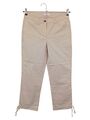 PETER HAHN Damen Stoffhose Beige Gr.36 Baumwolle/Elastan